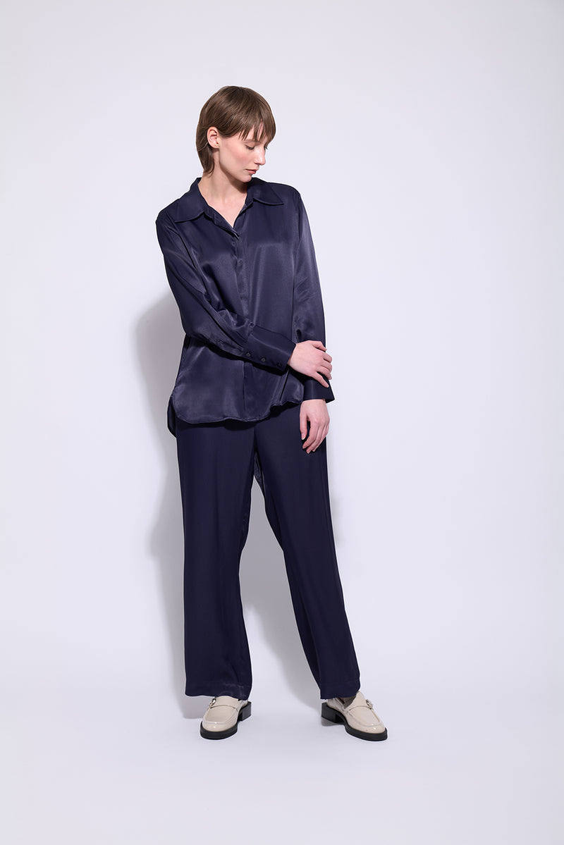 SLOANE SHIRT IN BLUE MOON