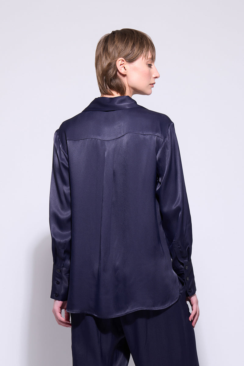 SLOANE SHIRT IN BLUE MOON