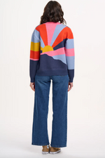 SOLANA KNITTED BOMBER - MULTI, SUNRAYS