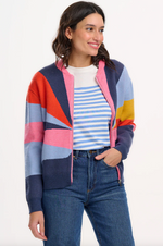 SOLANA KNITTED BOMBER - MULTI, SUNRAYS
