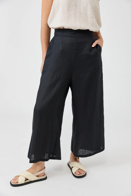 STUDIO CROP PANT - EBONY