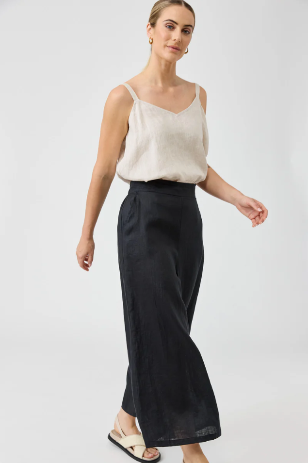 STUDIO CROP PANT - EBONY