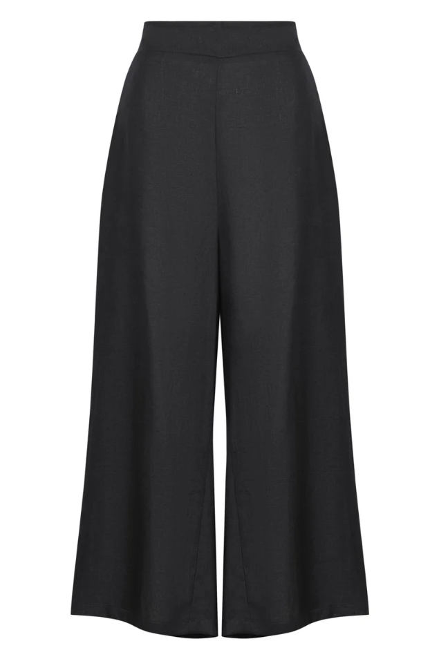 STUDIO CROP PANT - EBONY