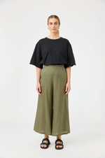 STUDIO CROP PANT - KHAKI