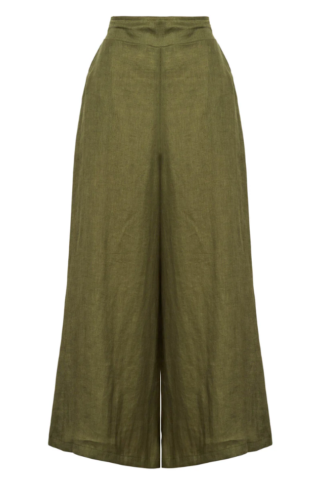 STUDIO CROP PANT - KHAKI