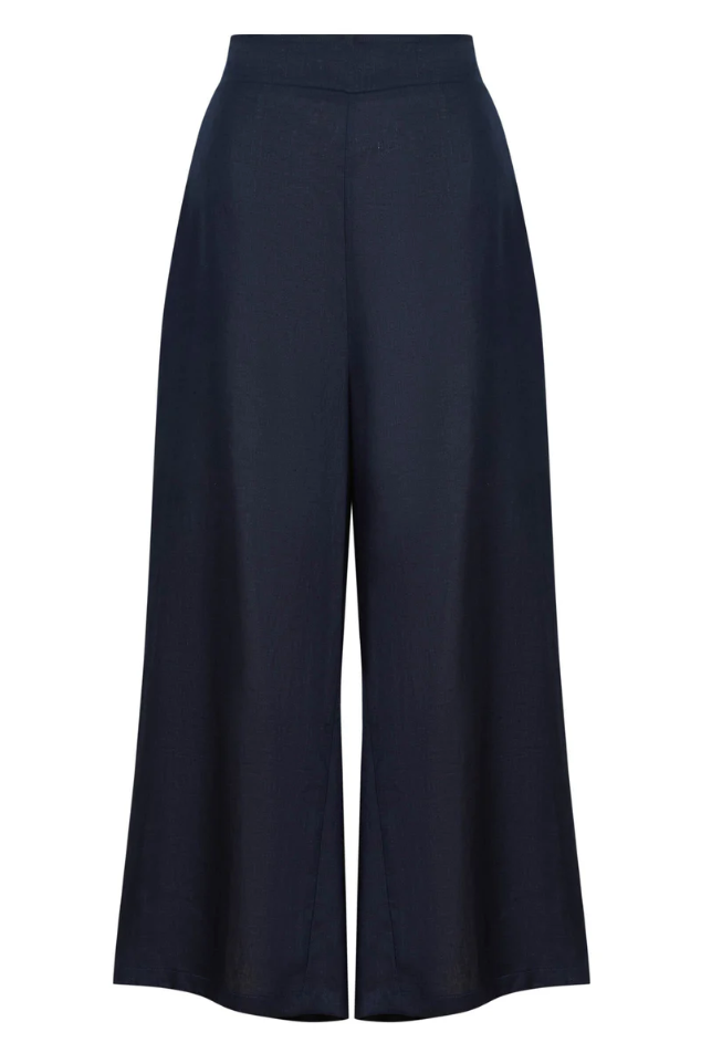 STUDIO CROP PANT - NAVY