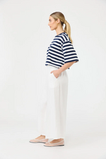 STUDIO CROP PANT - SALT