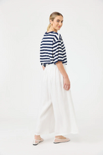 STUDIO CROP PANT - SALT