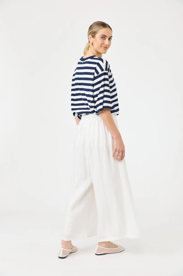 STUDIO CROP PANT - SALT