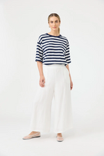 STUDIO CROP PANT - SALT