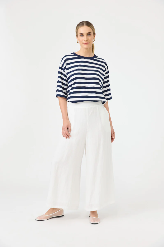 STUDIO CROP PANT - SALT