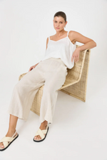 STUDIO CROP PANT - TUSK