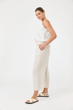 STUDIO CROP PANT - TUSK