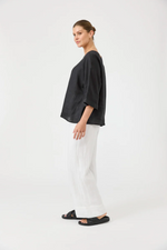 STUDIO RELAXED TOP: EBONY