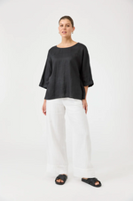 STUDIO RELAXED TOP: EBONY