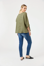 STUDIO RELAXED TOP: KHAKI
