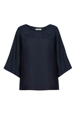 STUDIO RELAXED TOP: NAVY