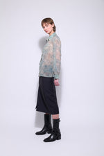 THE DOTTY SHIRT IN ALOE SPOT