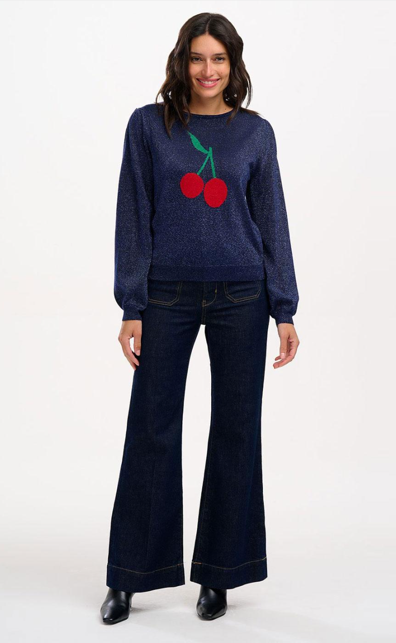 TIFF JUMPER - NAVY, CHERRY GOOD