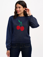 TIFF JUMPER - NAVY, CHERRY GOOD