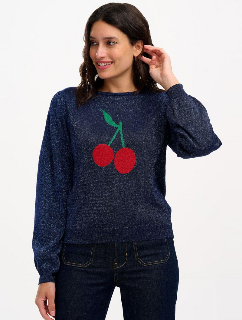 TIFF JUMPER - NAVY, CHERRY GOOD