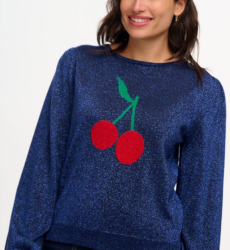TIFF JUMPER - NAVY, CHERRY GOOD
