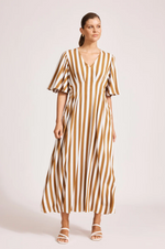 TREVILLE STRIPE MAXI DRESS