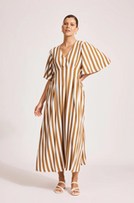 TREVILLE STRIPE MAXI DRESS