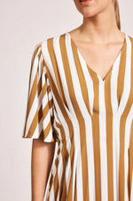 TREVILLE STRIPE MAXI DRESS
