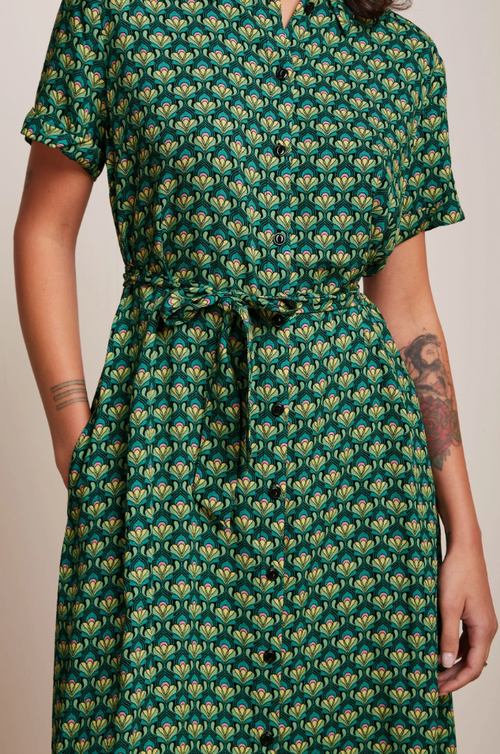 VICA DRESS IN TOLOUSE DOBBY