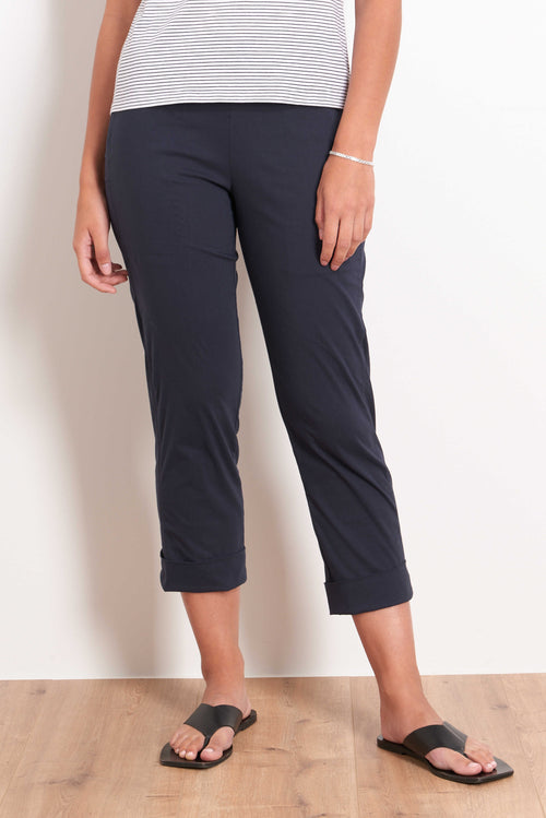 YOUR TURN TRAPEZE PANT - TRUE NAVY